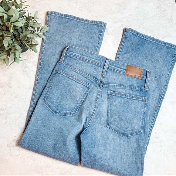 Madewell Retro Hi Rise Flare Jeans in Norwich Wash - Picture 5 of 10